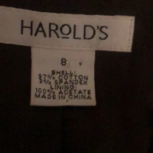 Vintage Harold's Classic 🐆 Leopard Print Jacket SZ 8 Blazer/Jacket - Picture 7 of 7